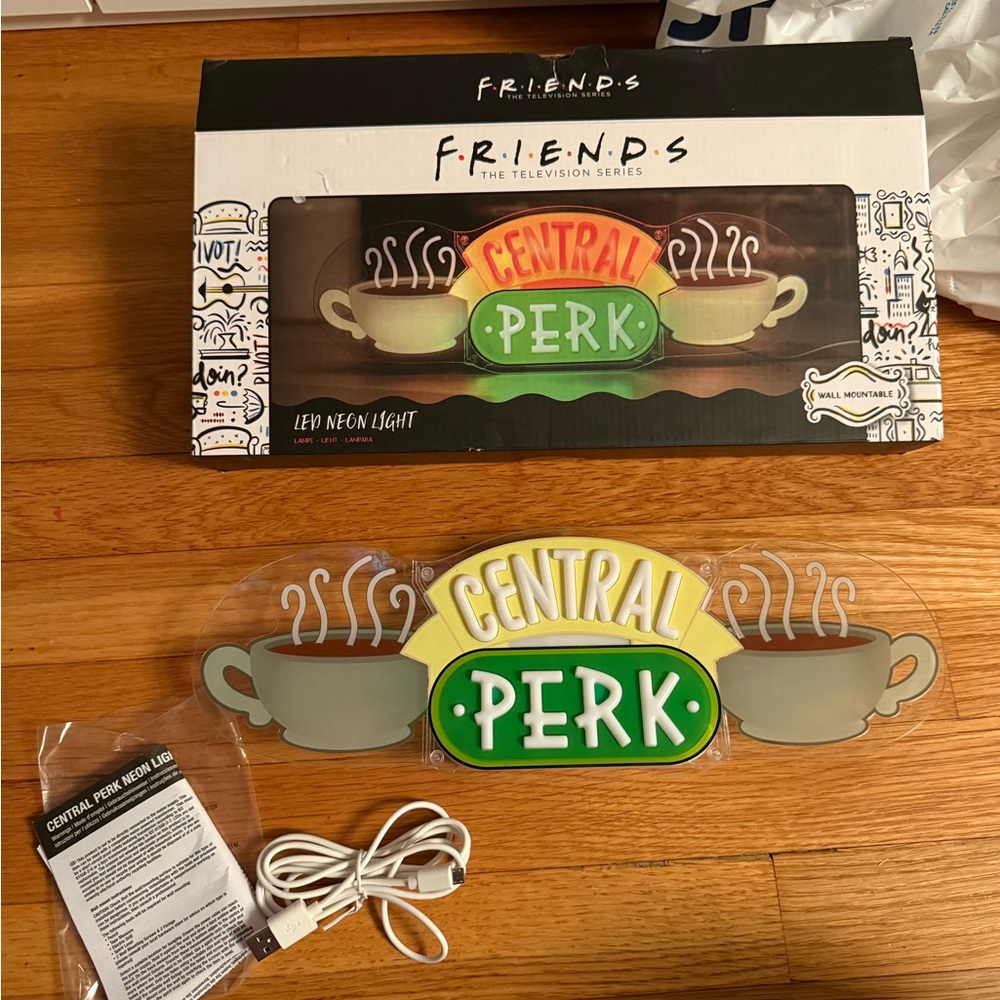Friends Central Perk LED Neon Light – USB Powered Wall Mount